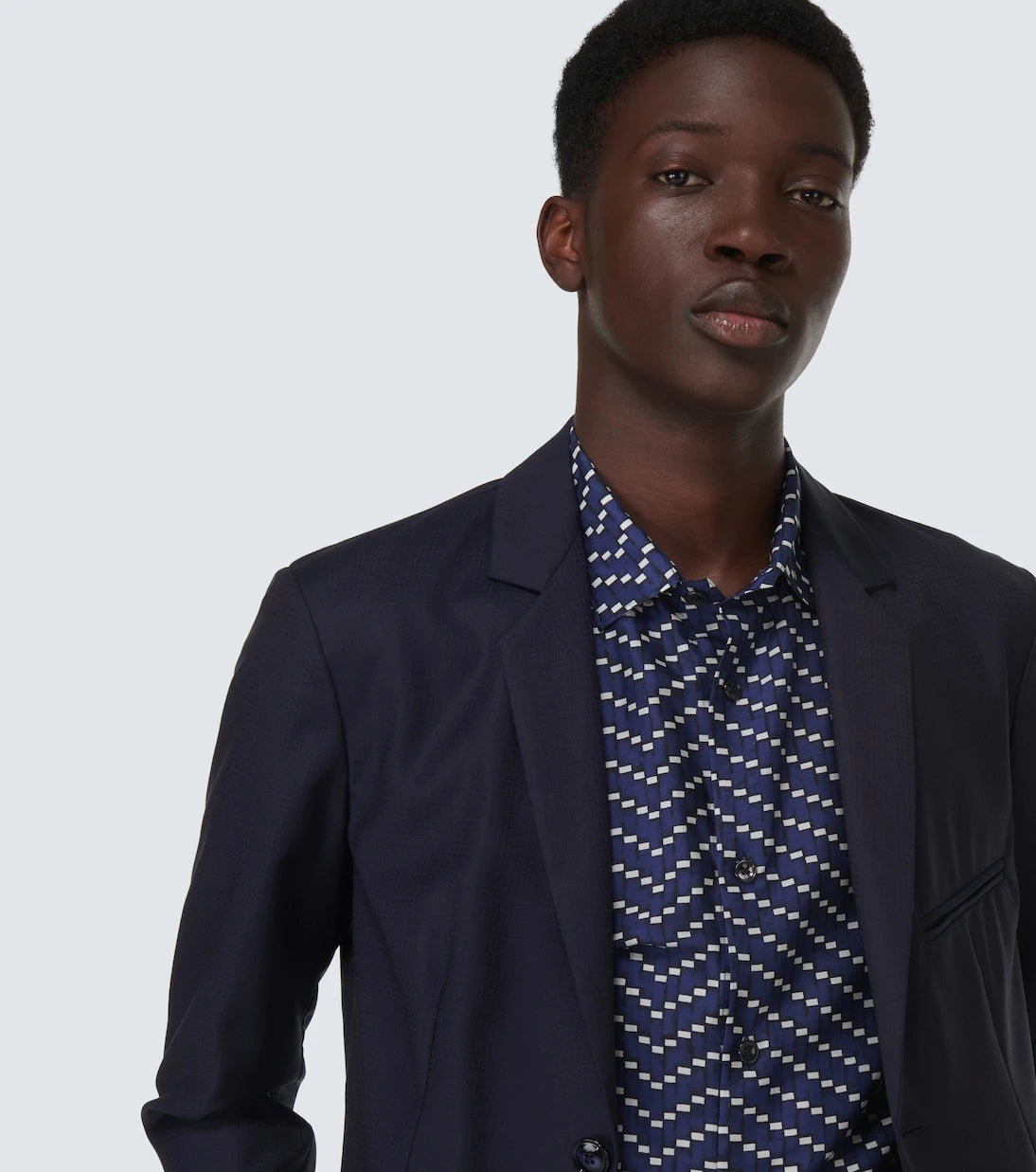 Giorgio Armani - Single-breasted virgin wool blazer