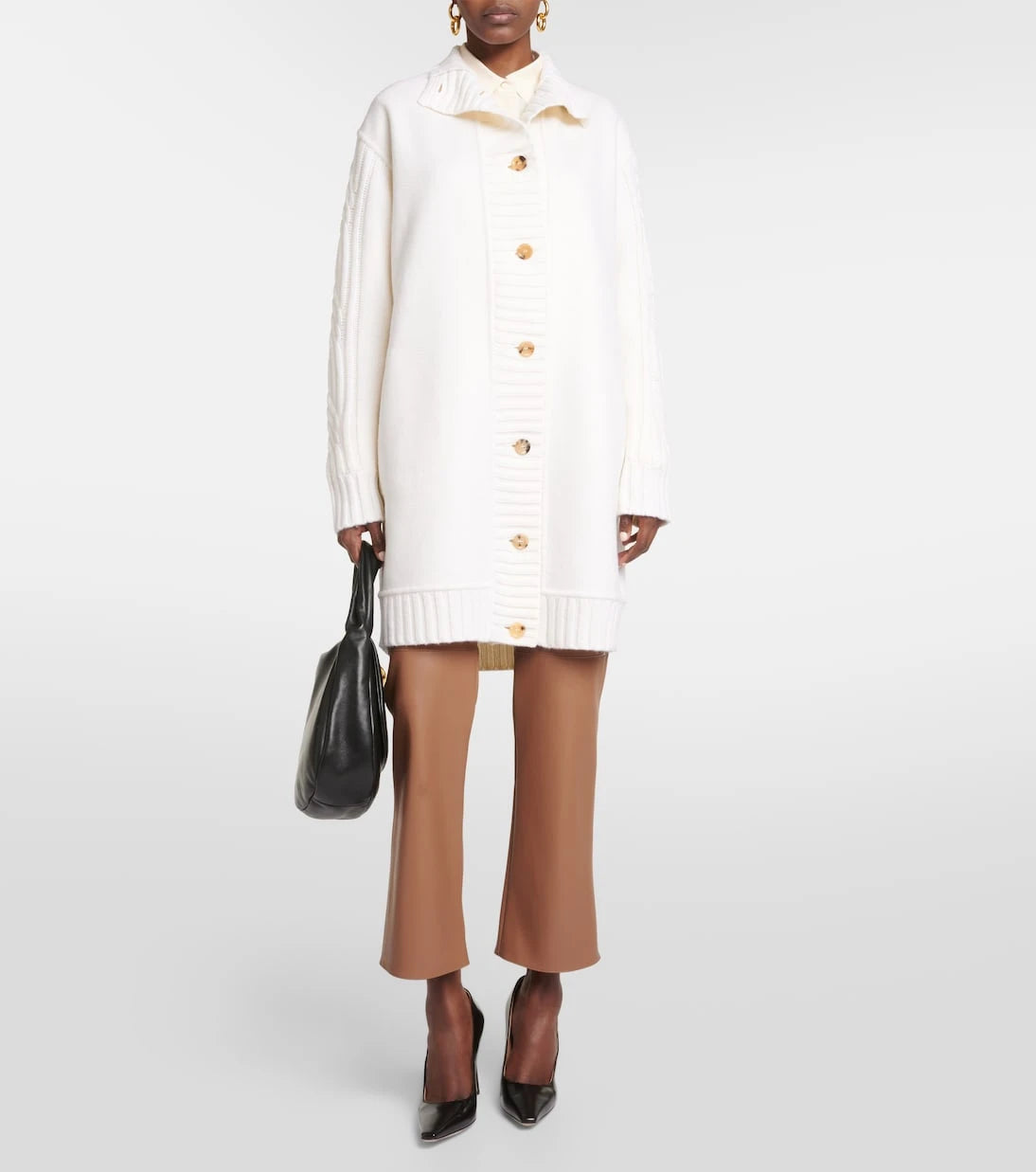Max Mara - كارديجان الكازار من الصوف والكشمير