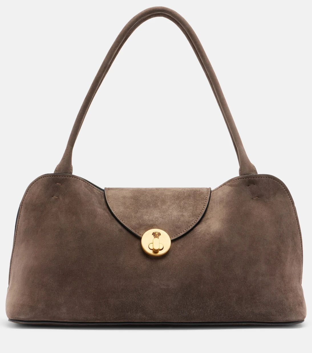 Versace - Vivian suede shoulder bag