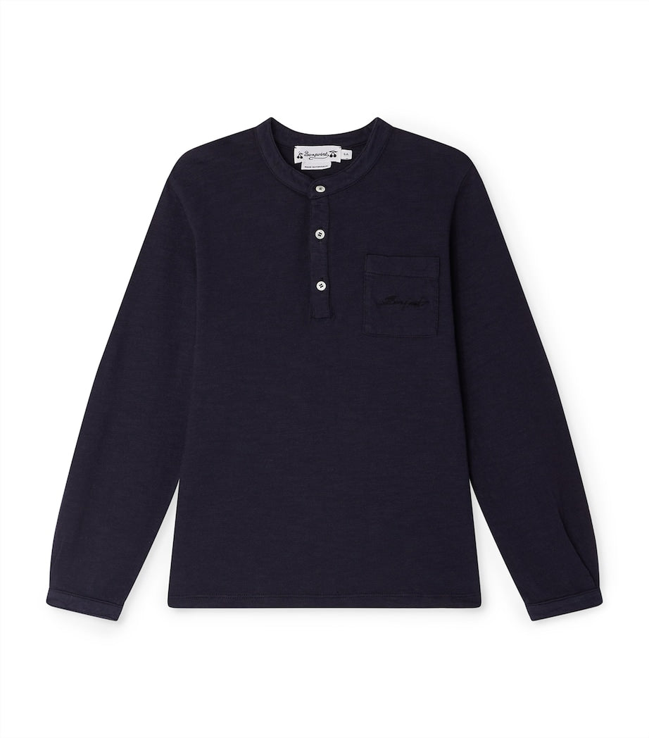 Organic Cotton Jartiste Henley Top (10-14 Years)