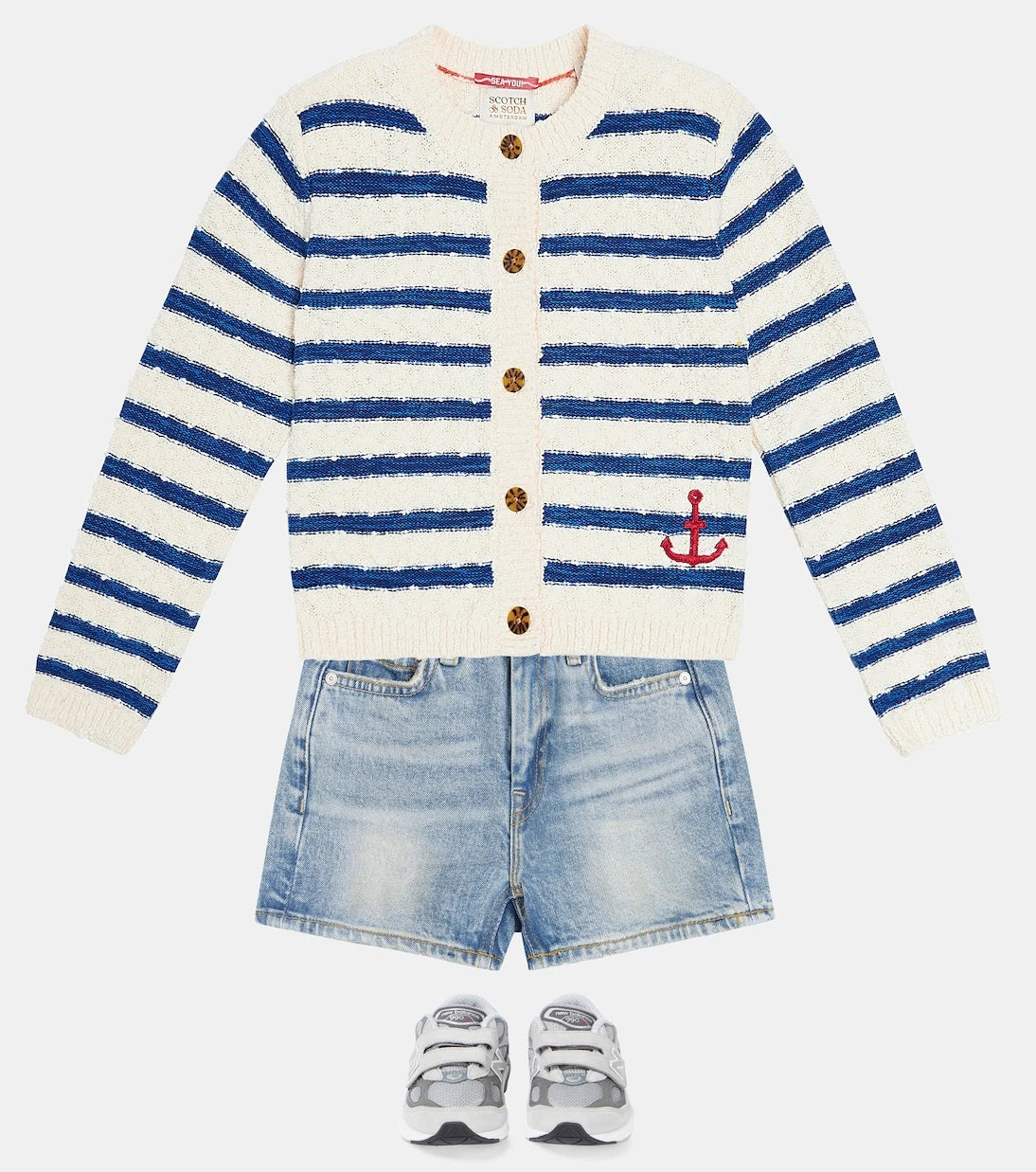 Scotch & Soda Kids - The Beach denim shorts