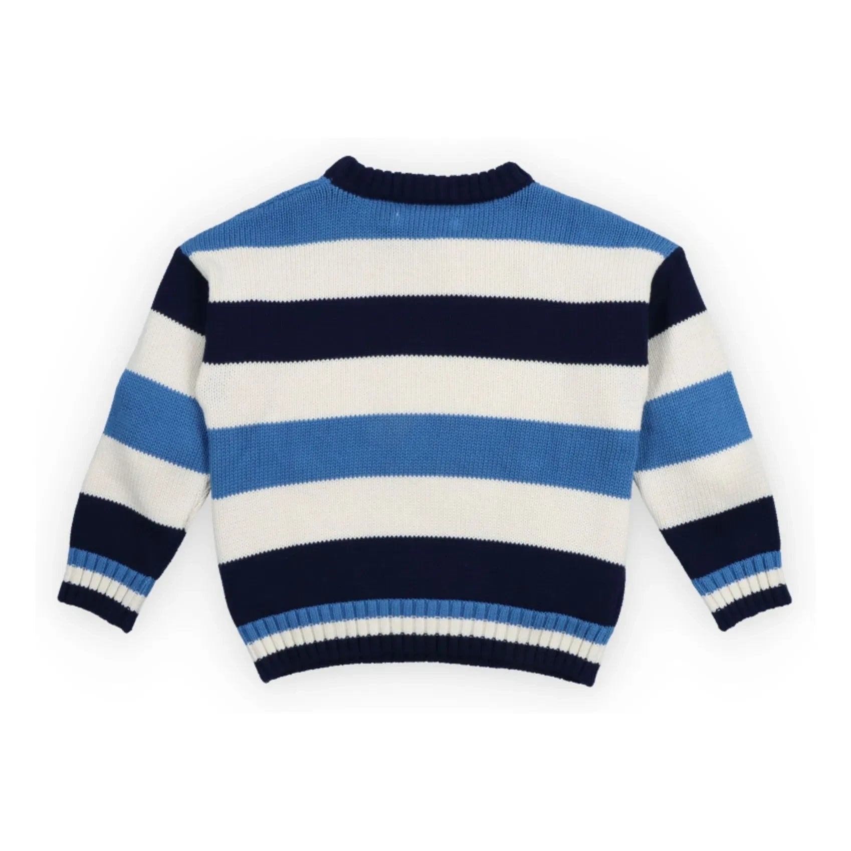the new society - Celosia Striped Sweater | Blue