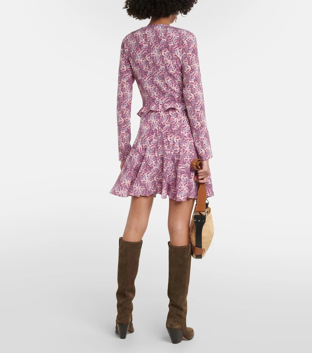 Isabel Marant - Usmara printed silk-blend minidress