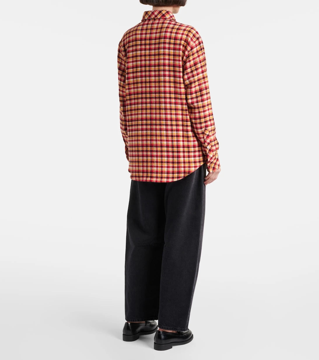 God's True Cashmere - Time plaid cashmere shirt
