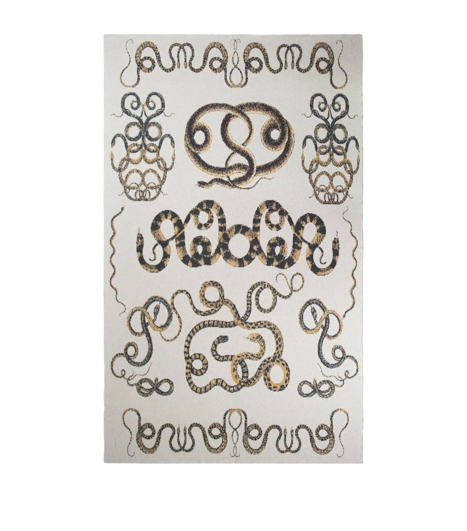SAVED NY Cashmere Serpent Throw (260cm x 260cm)