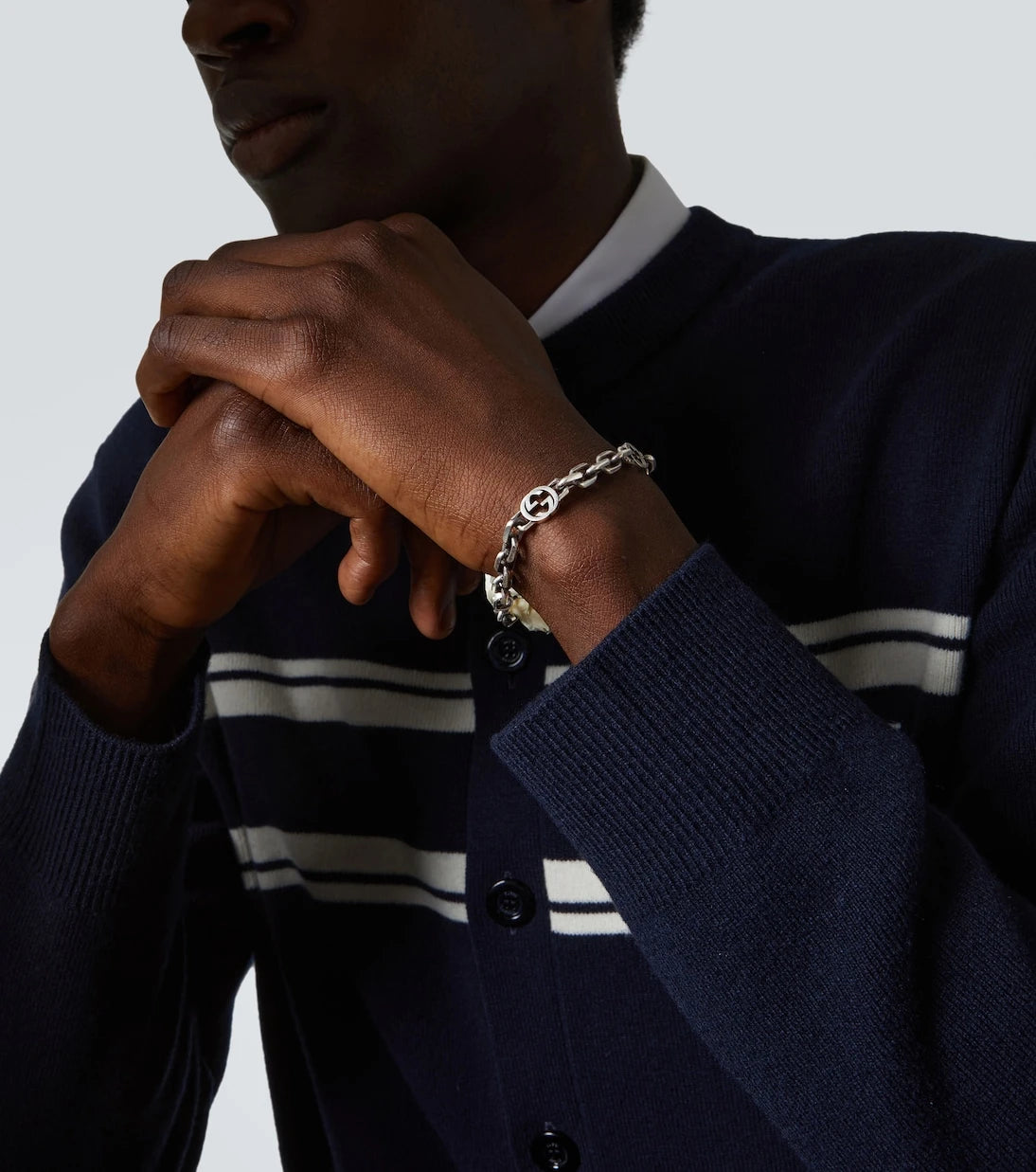 Gucci - Silver Interlocking G bracelet