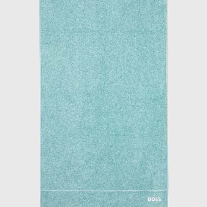 Средна памучна кърпа BOSS Plain Aruba Blue 70 x 140 cm