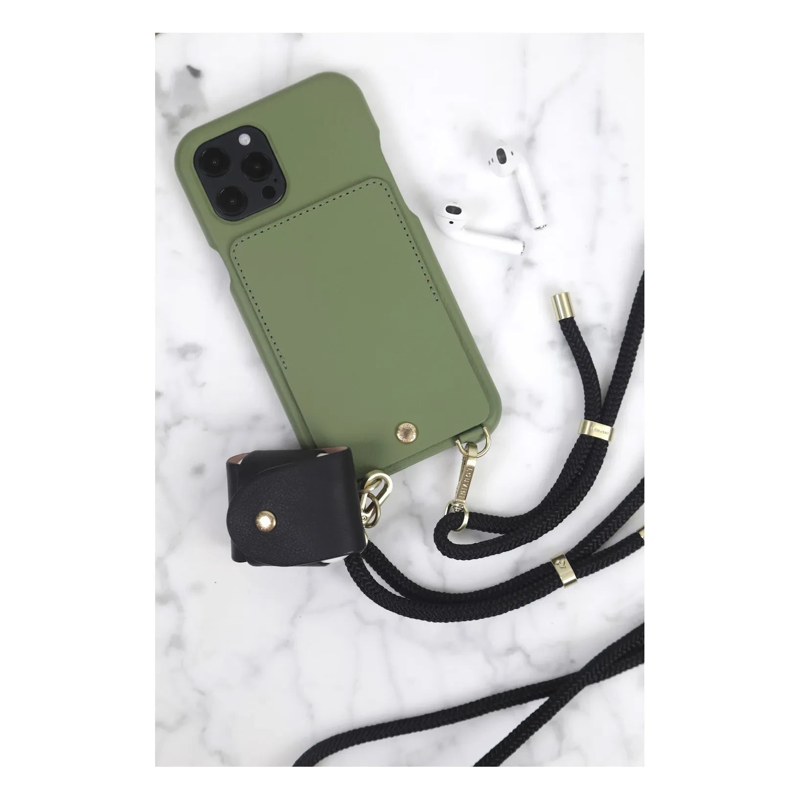 Louvini - Joe Leather AirPod 1 & 2 Case | Black