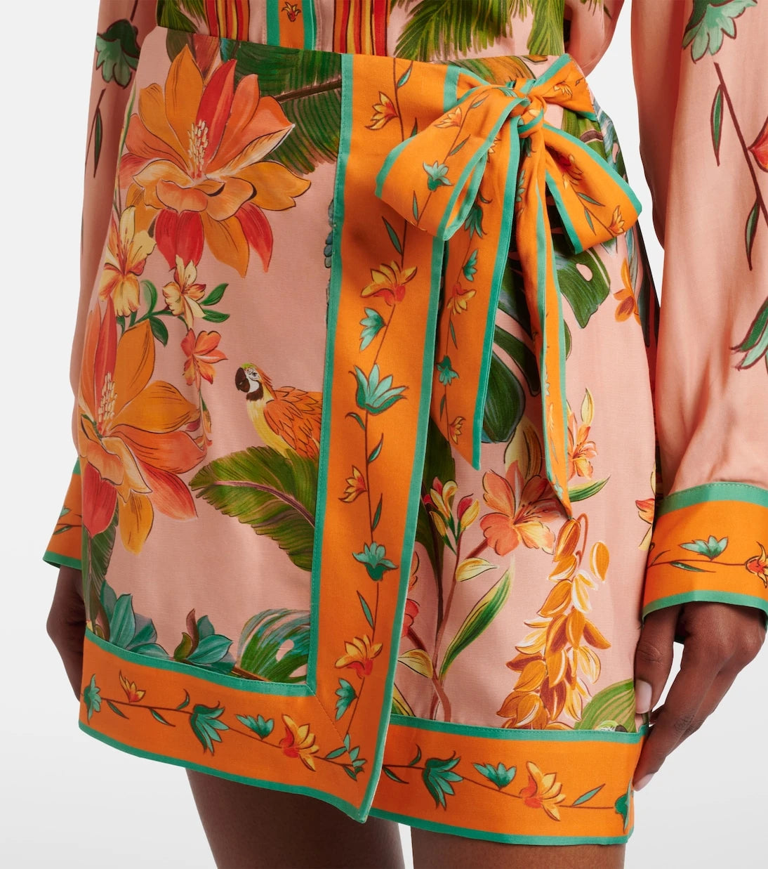 Farm Rio - Birds wrap skirt