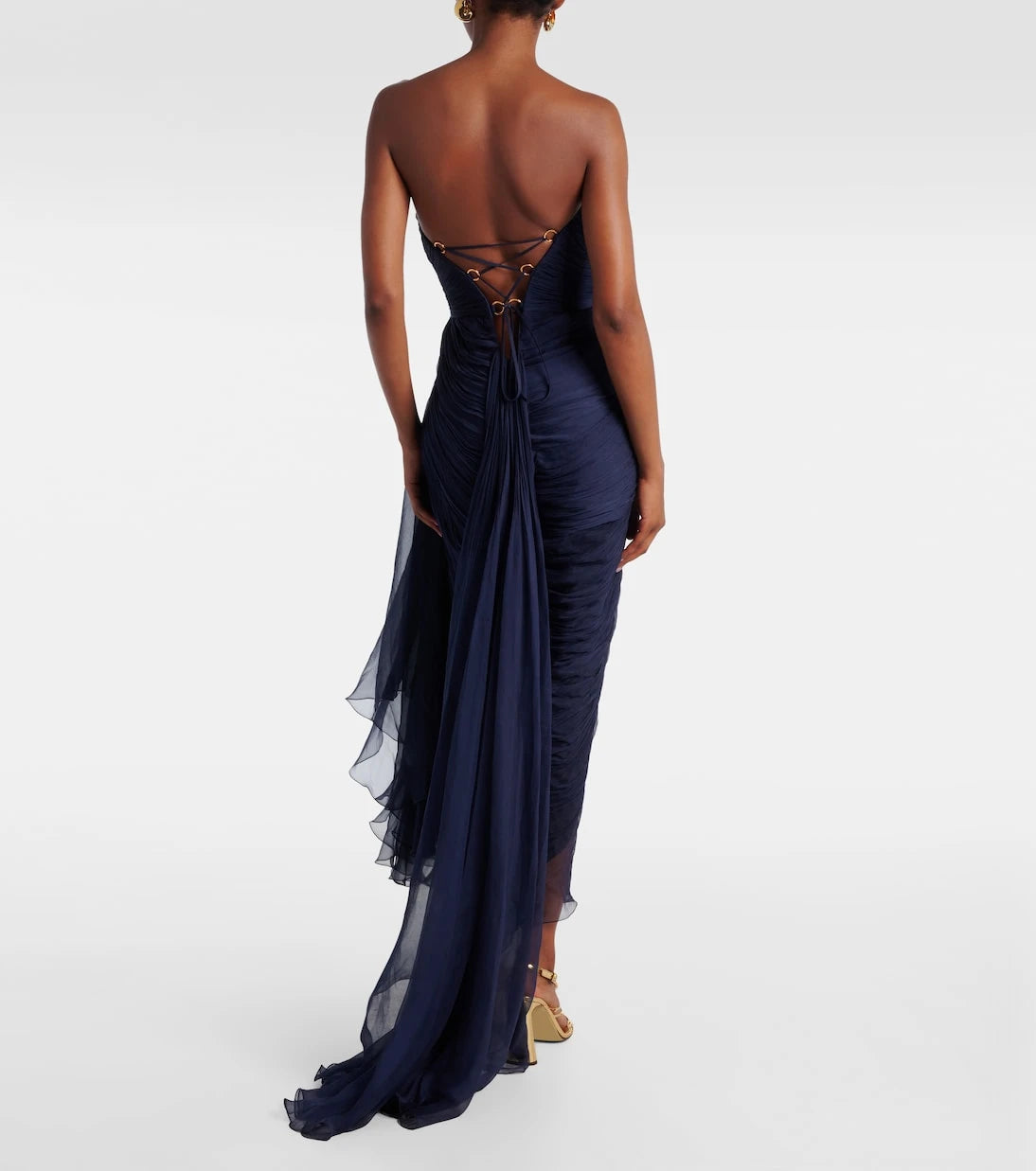 Maria Lucia Hohan - Heidi ruched silk corset gown