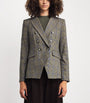 Veronica Beard Wool-Blend Houndstooth Dickey Blazer