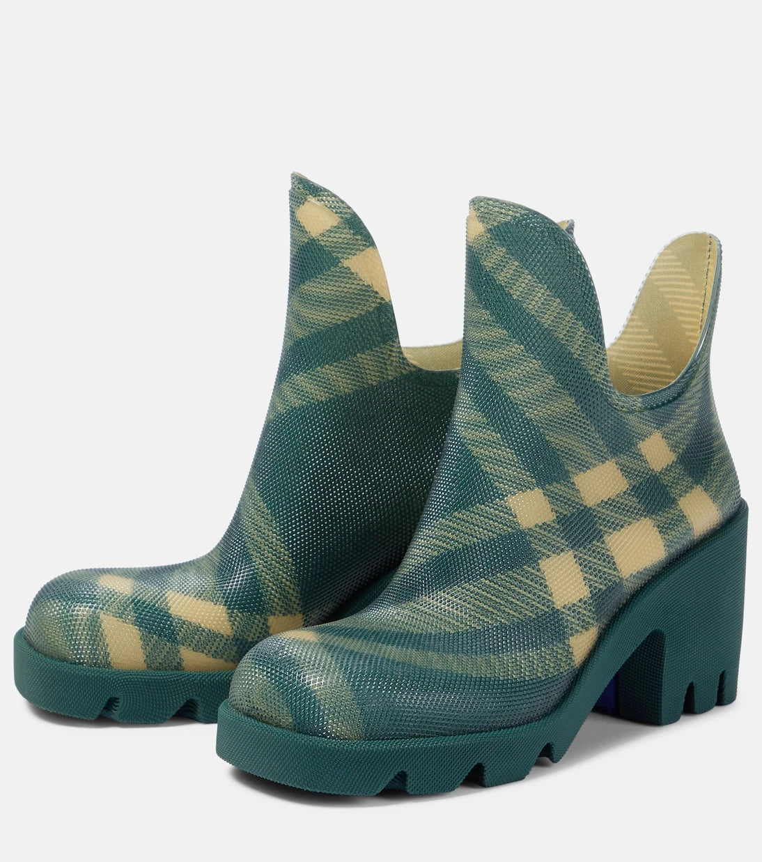 Burberry - Burberry Check 65 ankle boots