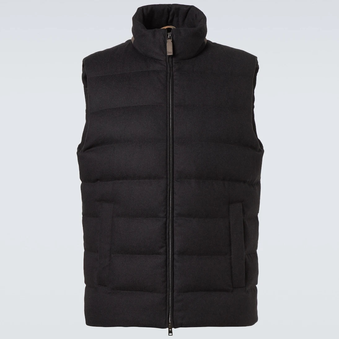 Herno - Down-paneled silk and cashmere vest
