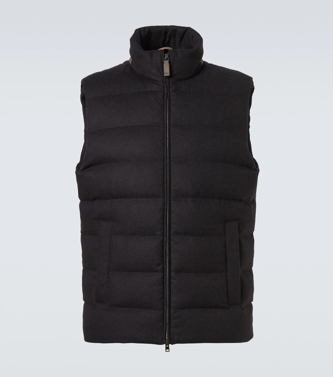 Herno - Down-paneled silk and cashmere vest
