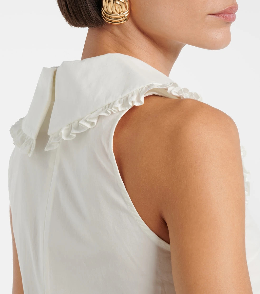 Shushu/Tong - Ruffled cotton top