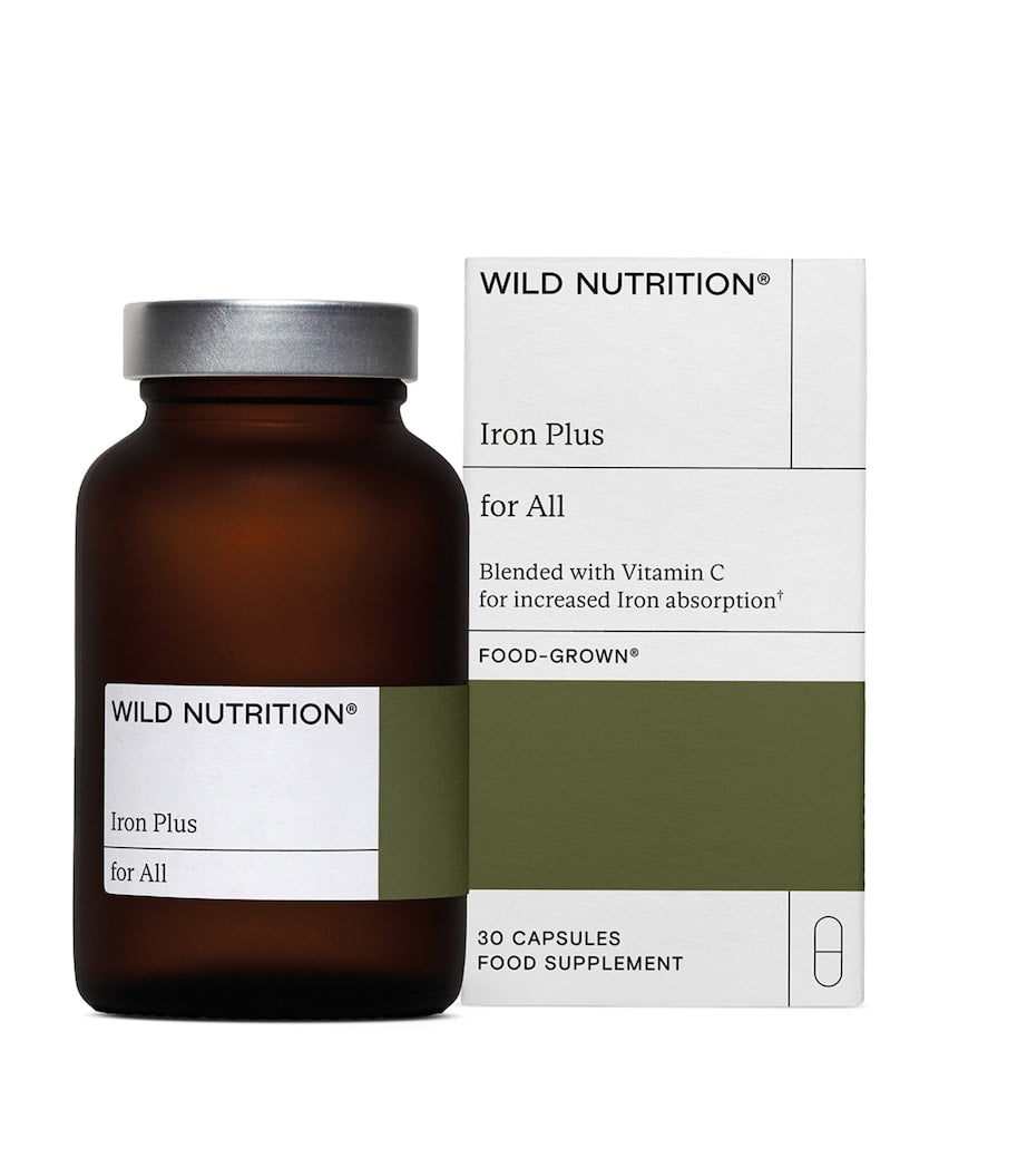 Wild Nutrition Food-Grown Iron Plus (30 Capsules)