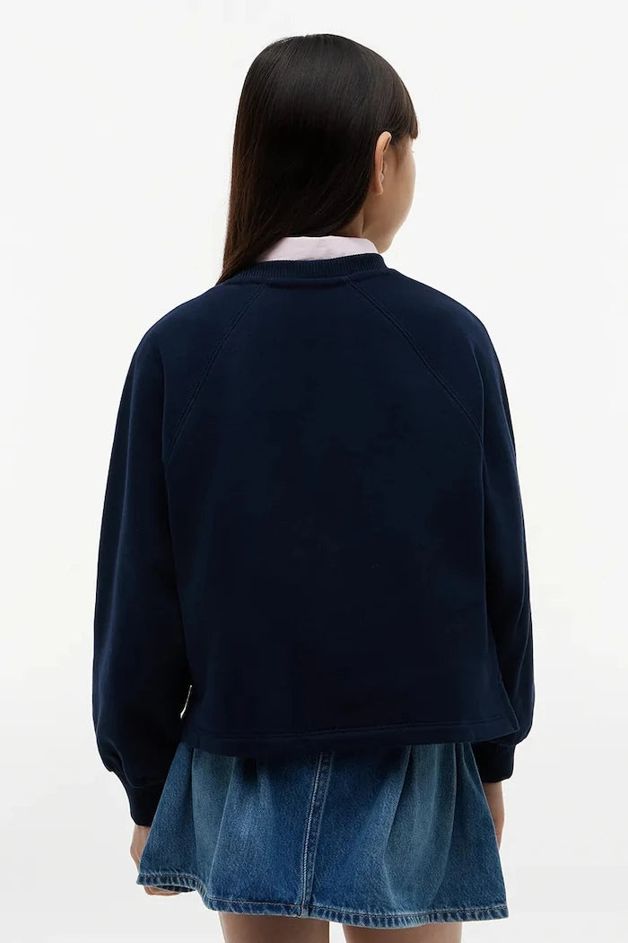 Tommy Hilfiger çocuklar için pamuklu sweatshirt