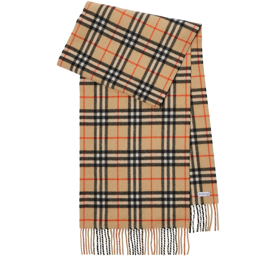 Burberry Cashmere Check Scarf