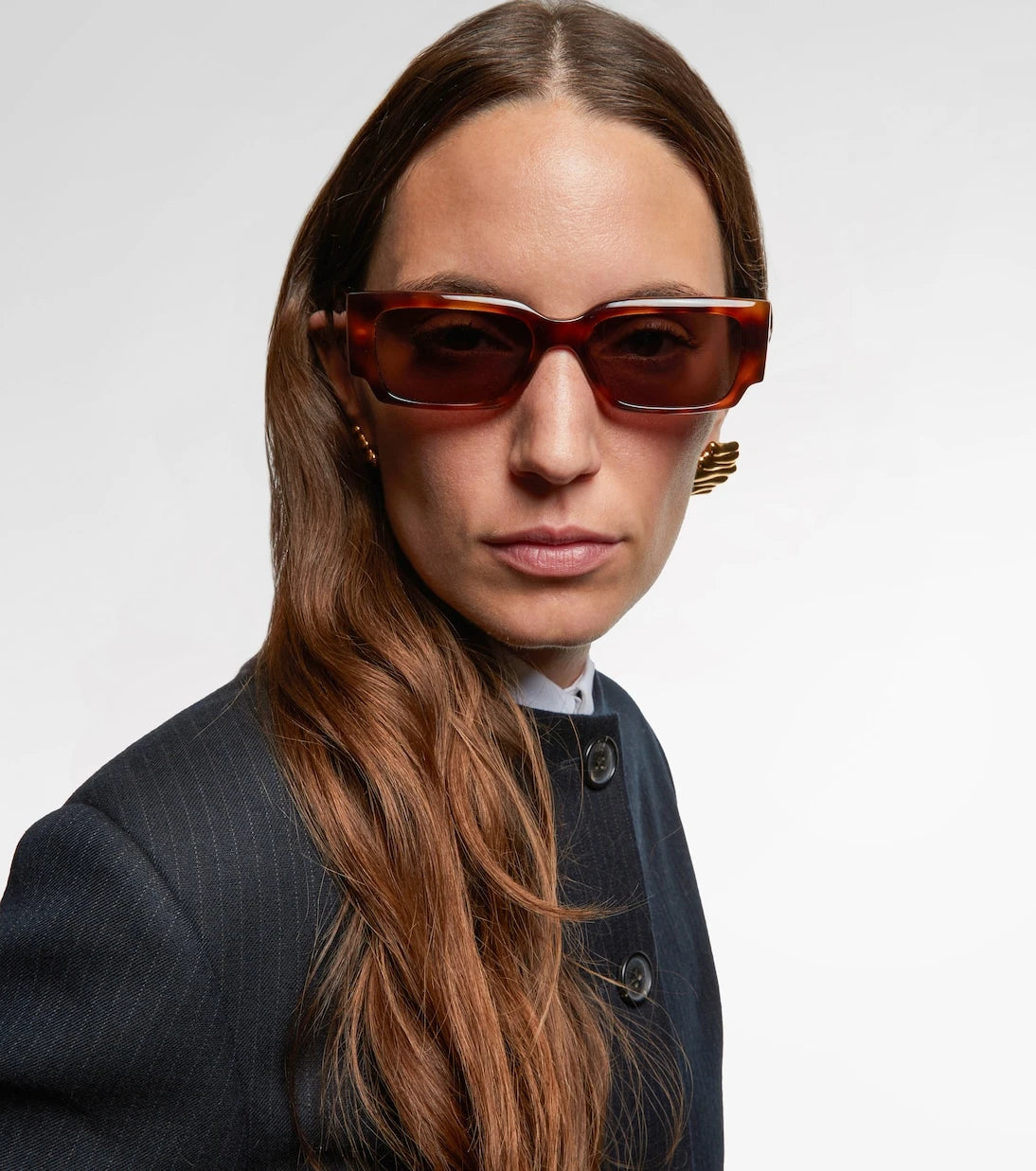 Khaite - x Oliver Peoples 1995C rectangular sunglasses