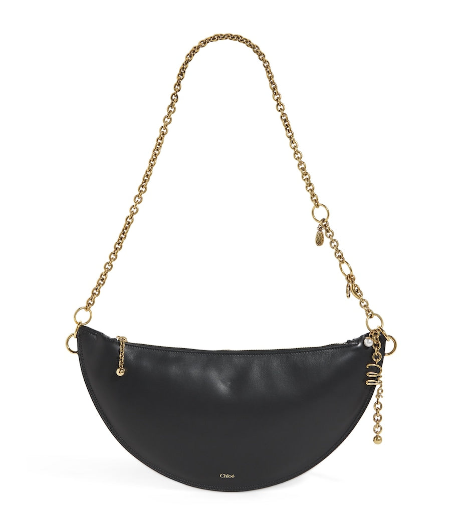 Chloé Leather Half-Moon Shoulder Bag