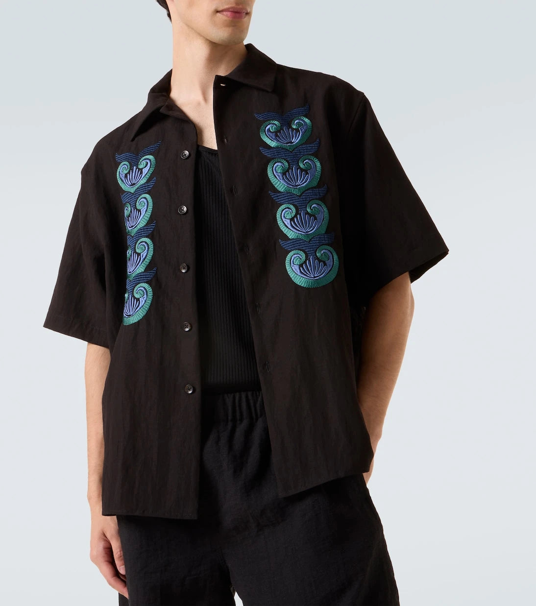 Commas - Embroidered shirt