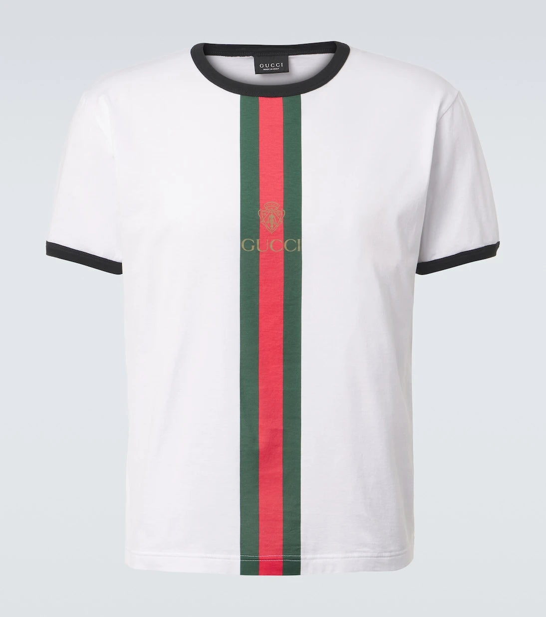 Gucci - Web Stripe cotton T-shirt
