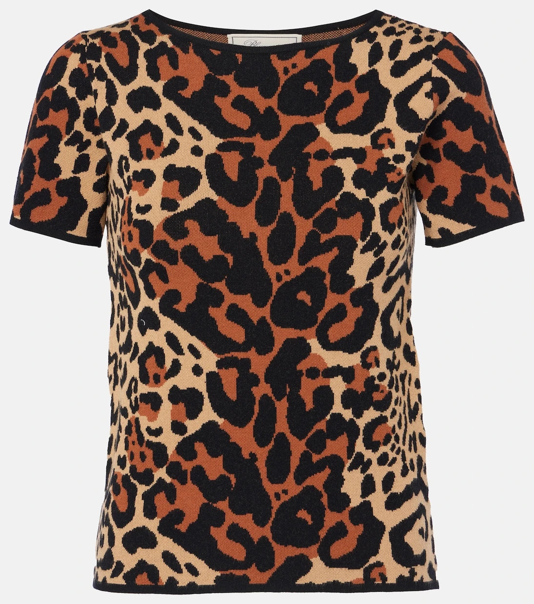 Blumarine - Shoert leopard-print top
