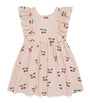 Pink Cherry Print Elin Dress (5-10 Years)