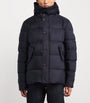 Moncler Blue Double-Layered Hooded Arras Jacket