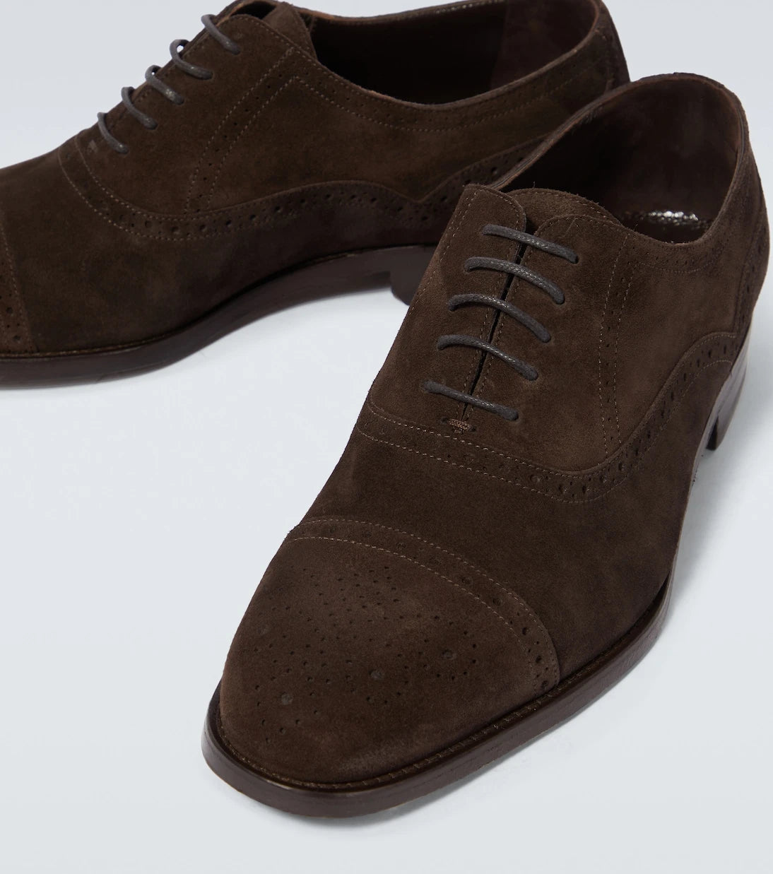 Manolo Blahnik - Witney suede brogues