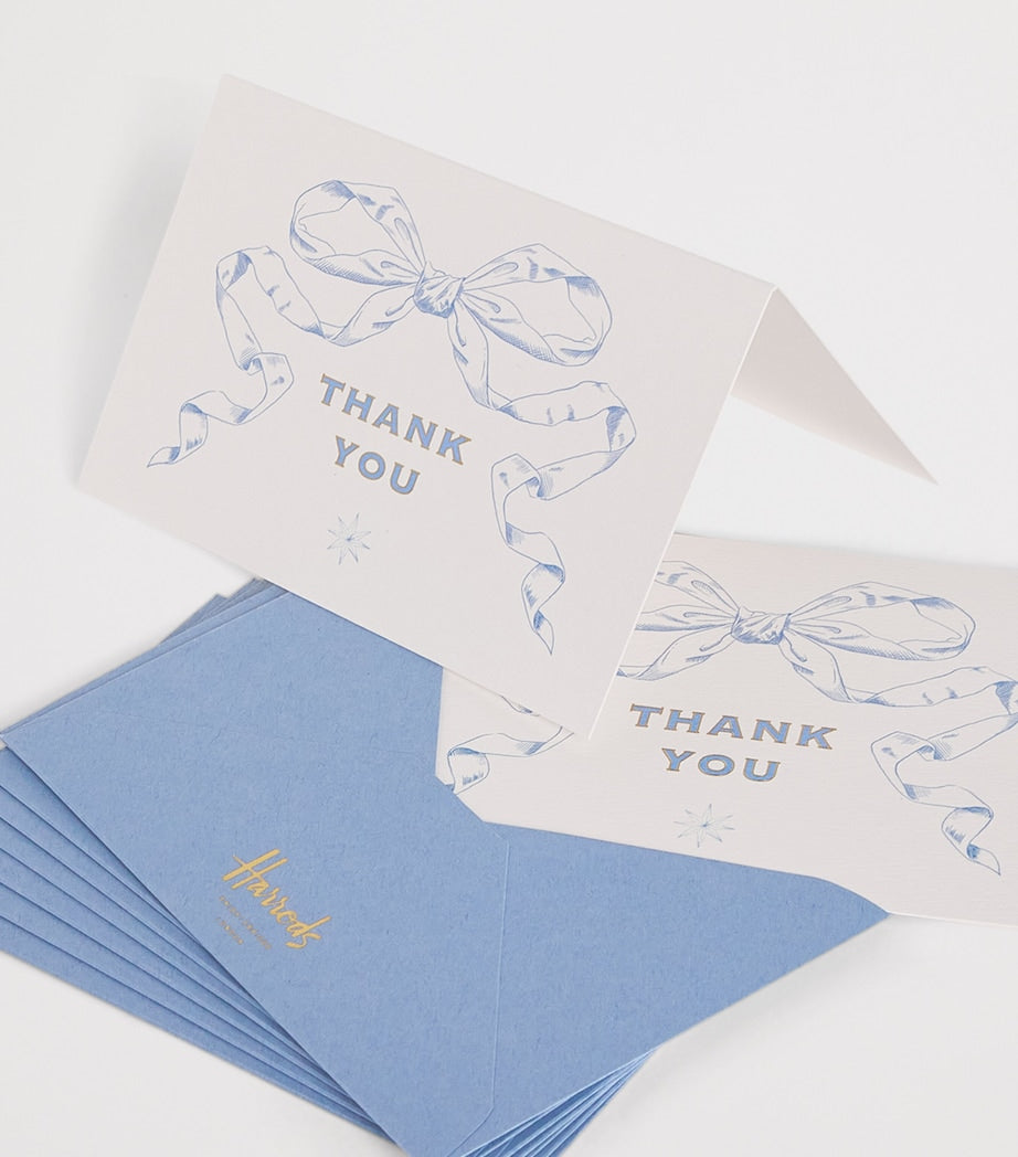 Harrods Bow Thank You Cards (Pack of 8)