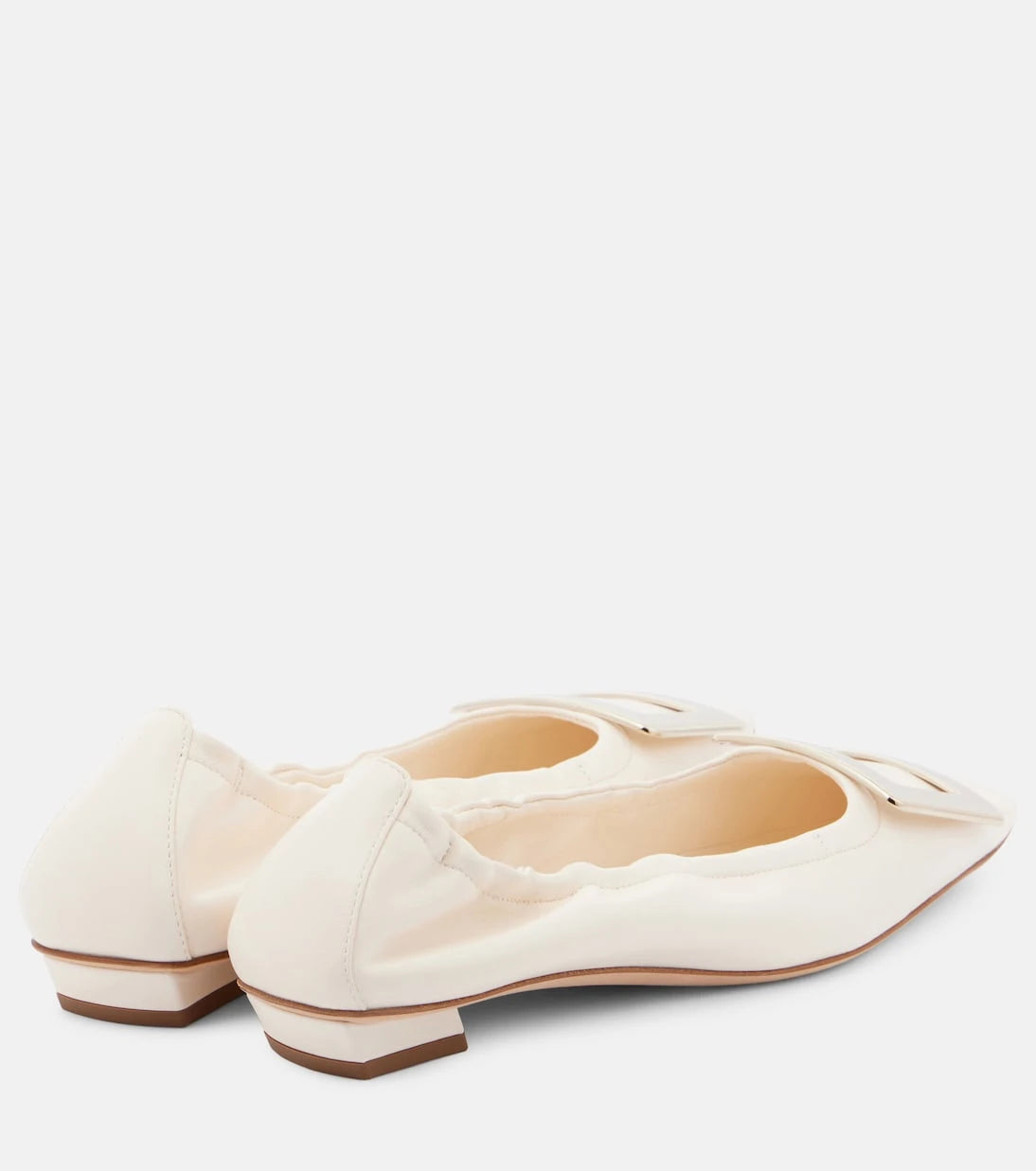 Roger Vivier - Belle Vivier leather ballet flats