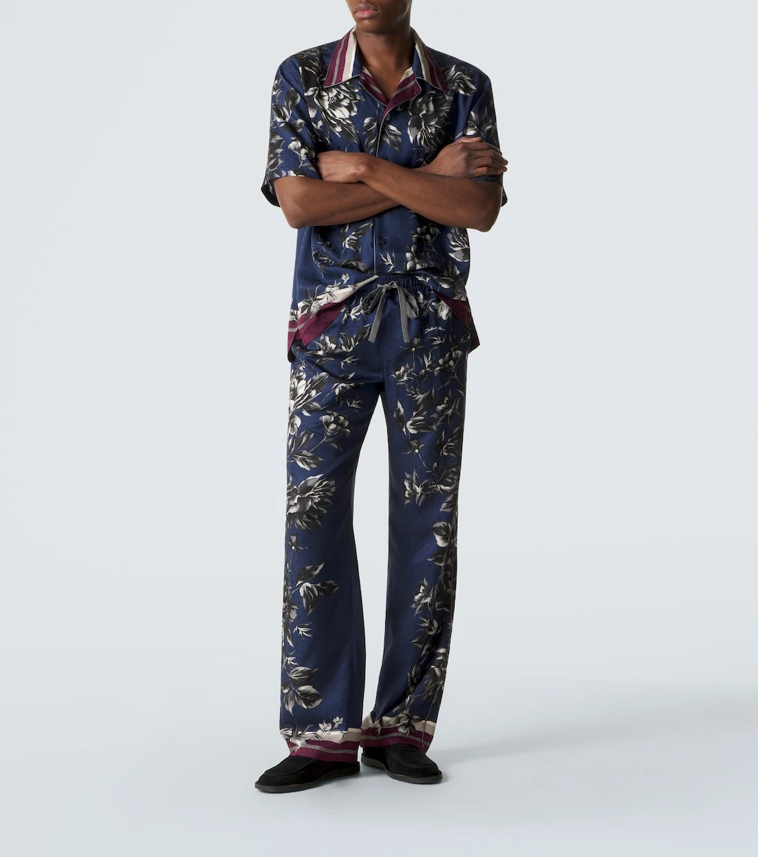 Dolce&Gabbana - Printed silk bowling shirt