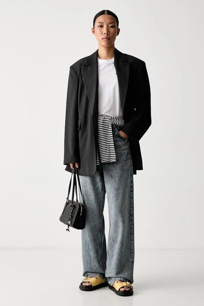 HUGO Blue relaxed fit kadın Leni_S_B kot pantolon