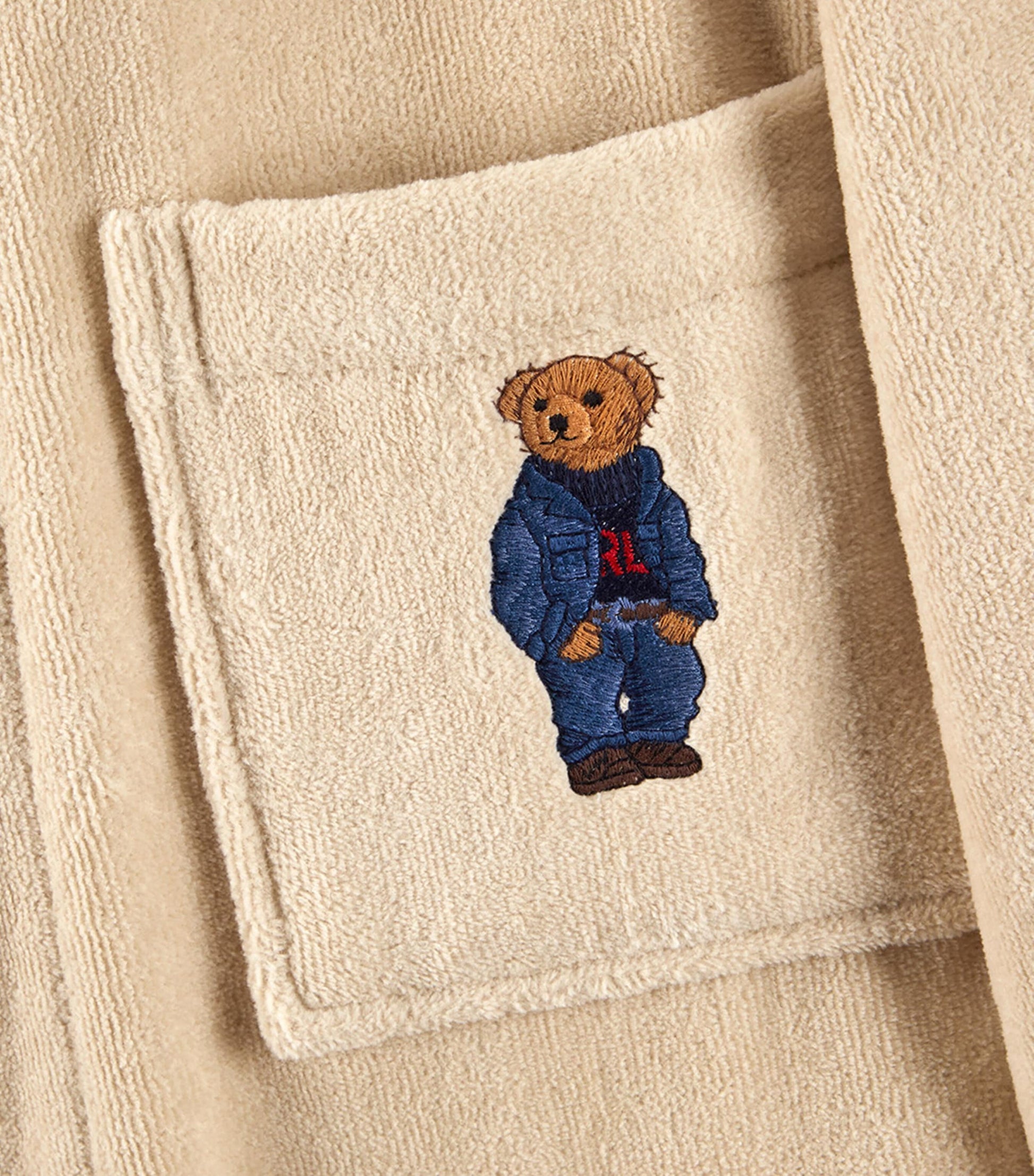 Cotton Denim Bear Bathrobe