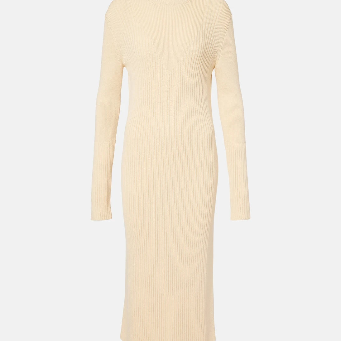 Jil Sander - Wool and cotton midi dress