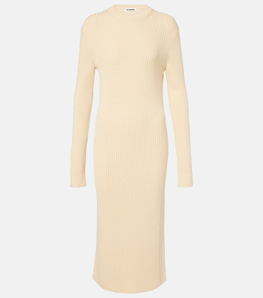 Jil Sander - Wool and cotton midi dress