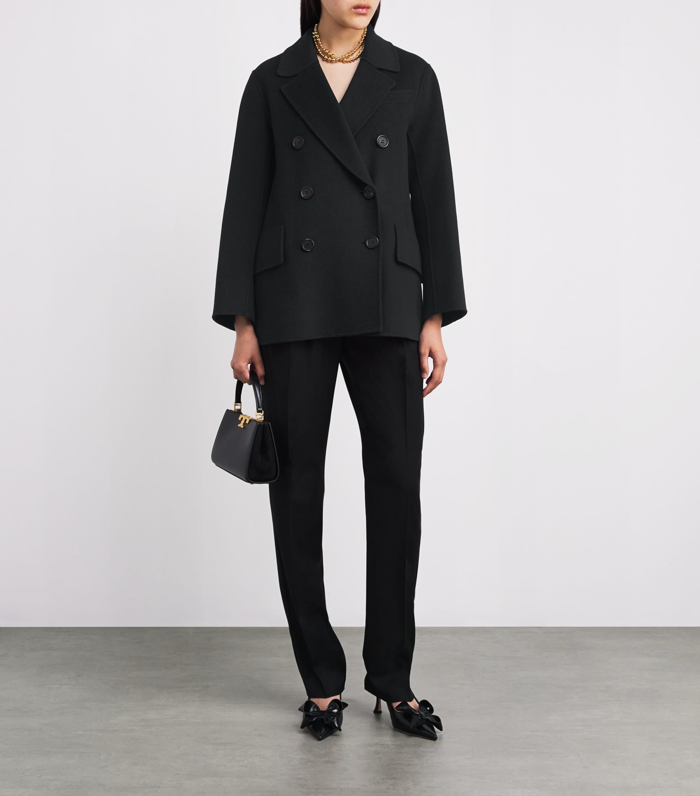 Wool Double-Breasted Jacket