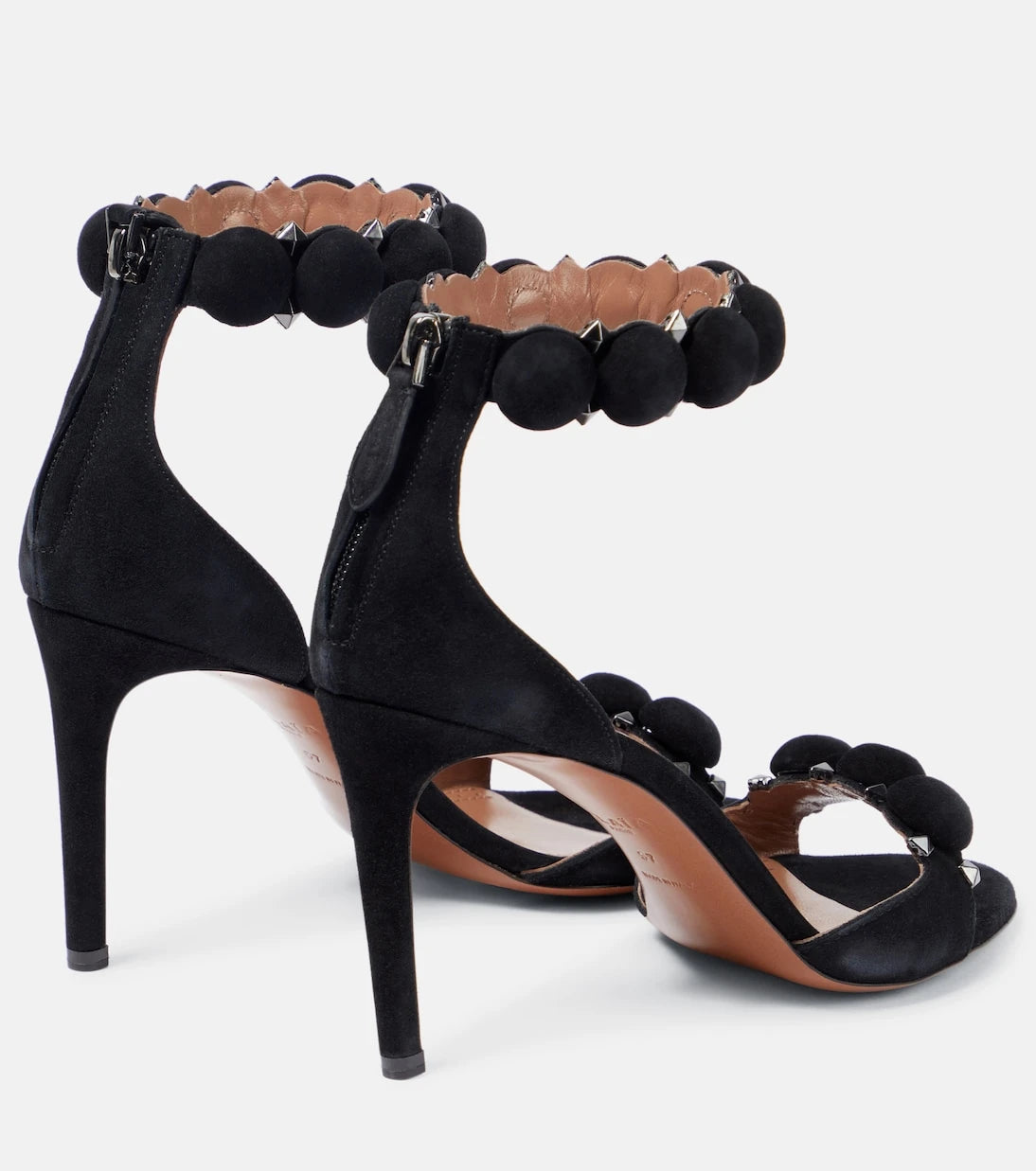 Alaïa - La Bombe 90 suede sandals