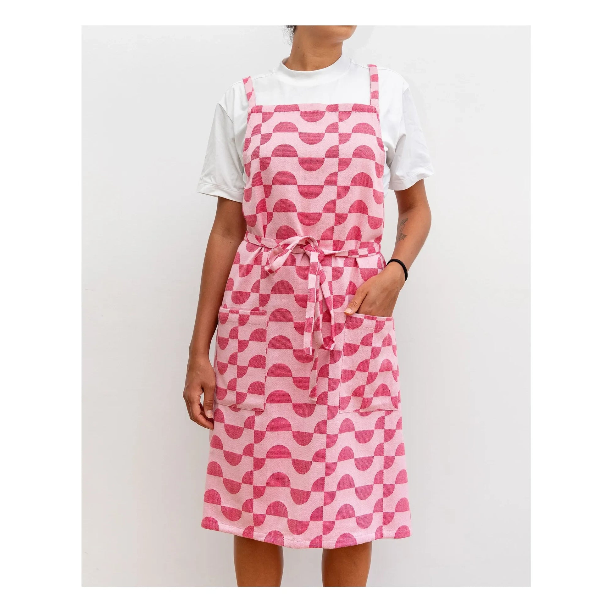 Tarta Gelatina - Cherry Flakes apron | Pink
