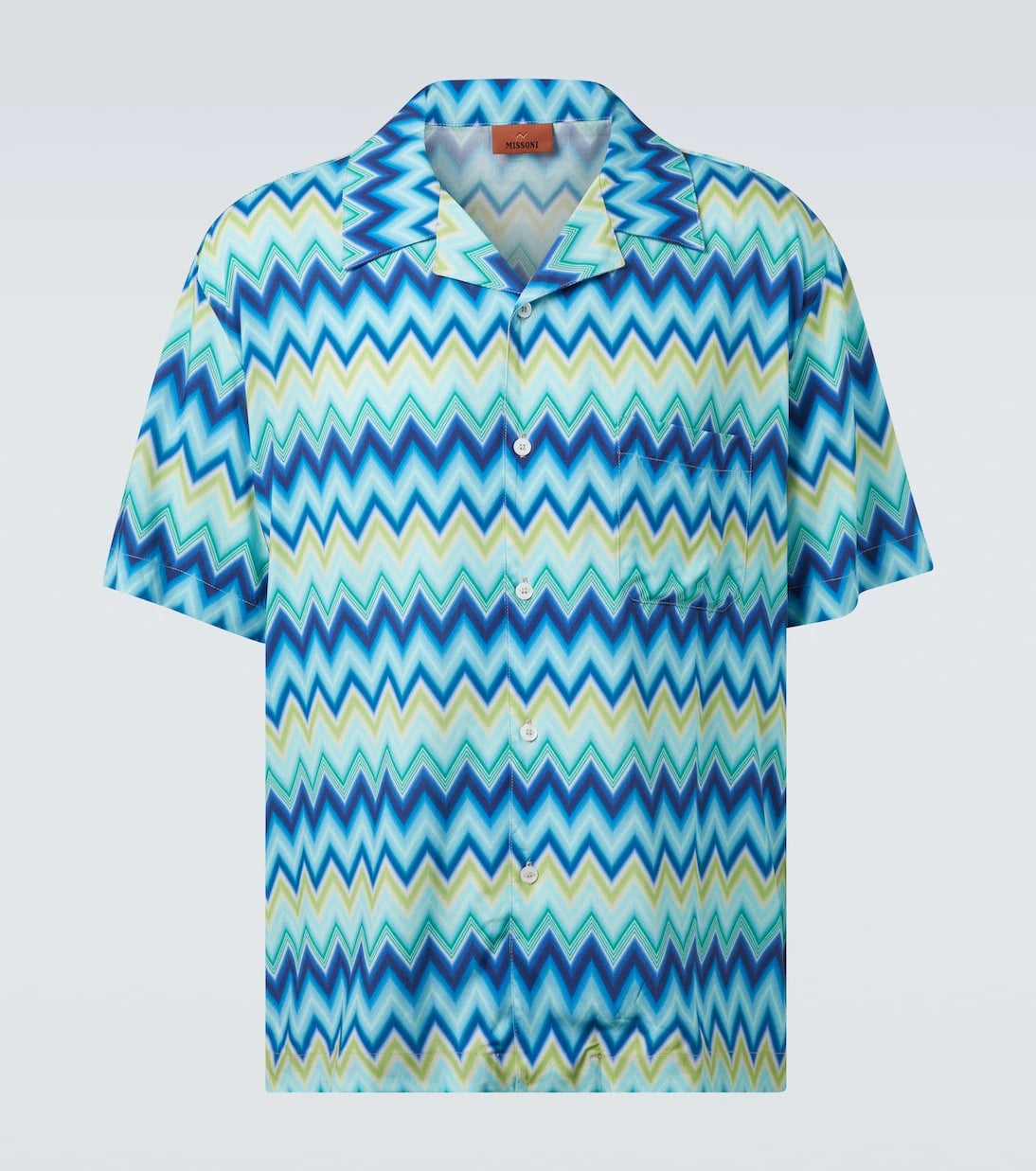 Missoni - Zigzag bowling shirt