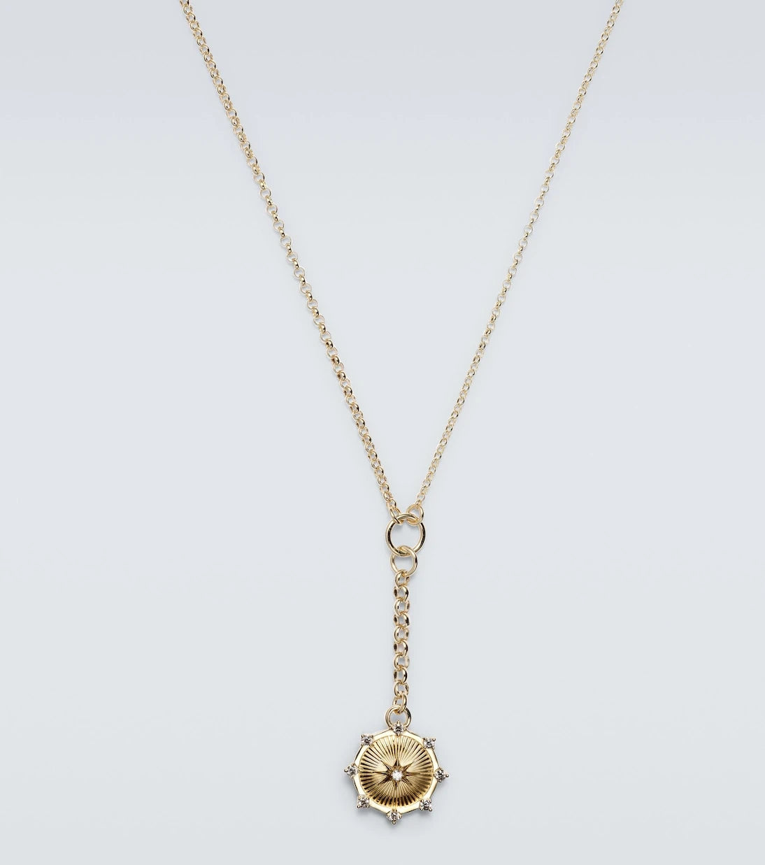 FoundRae - Spark 18kt gold pendant necklace with diamonds