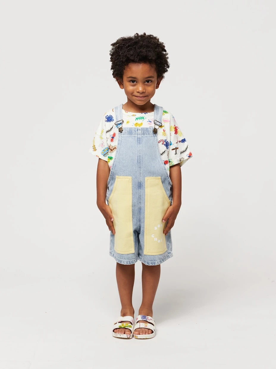 Bobo Choses - Circle denim overalls