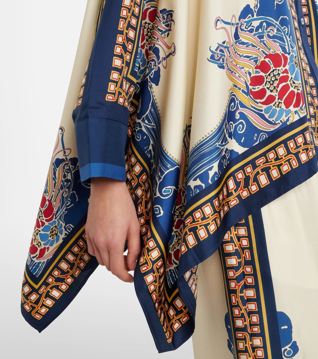 La DoubleJ - Foulard printed silk twill shirt