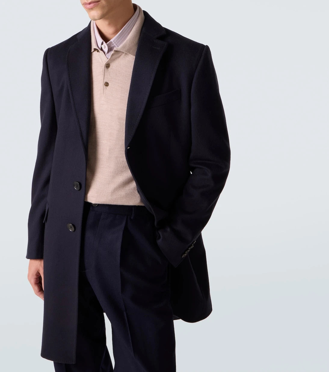 Zegna - Wool and cashmere-blend coat