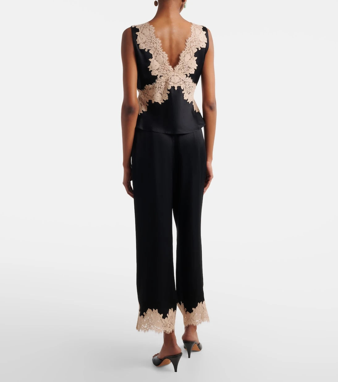 Rixo - Marcela lace-trimmed wide-leg pants