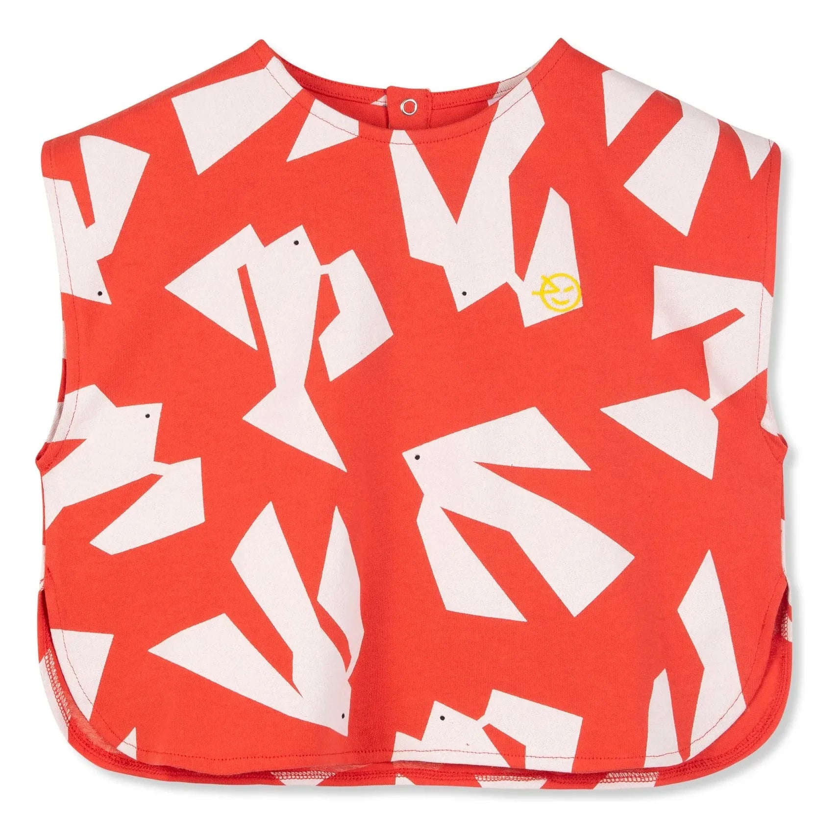 Wynken - Organic Cotton Bird Top | Red