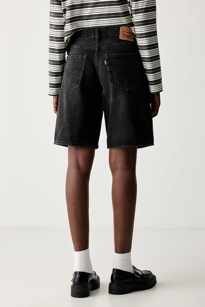 Levi's pamuklu kadın kısa şort SQUARE PEG