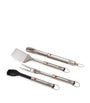 Stainless Steel 4-Piece GrillOut BBQ Utensils Set and Case