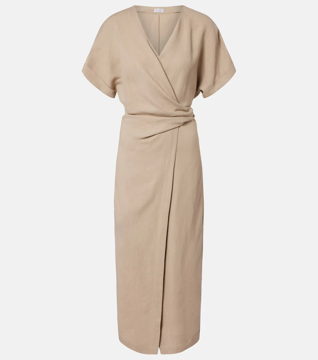 Brunello Cucinelli - Drape görünümlü anvelop elbise